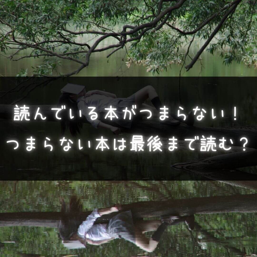 どうしよう 読んでいる本がつまらない つまらない本は最後まで読む 本好きサラリーマンつみれのすきま時間読書ブログ
